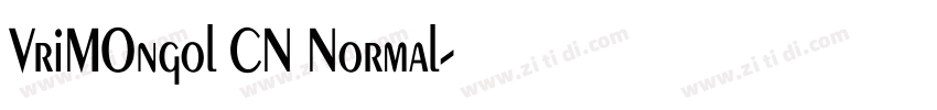 VriMOngol CN Normal字体转换